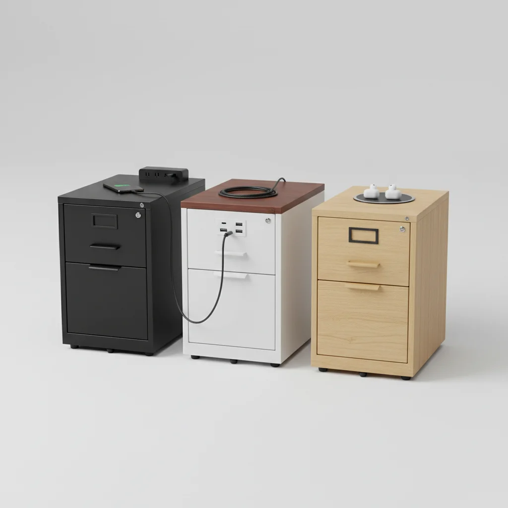 filing cabinets with charging